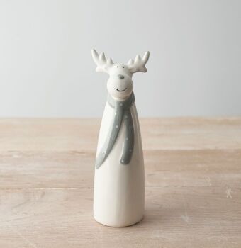 Grey Scarf Reindeer