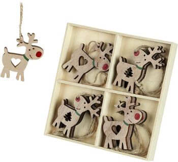 Hanging Reindeer Decorations