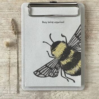 Hanging Bee Notepad
