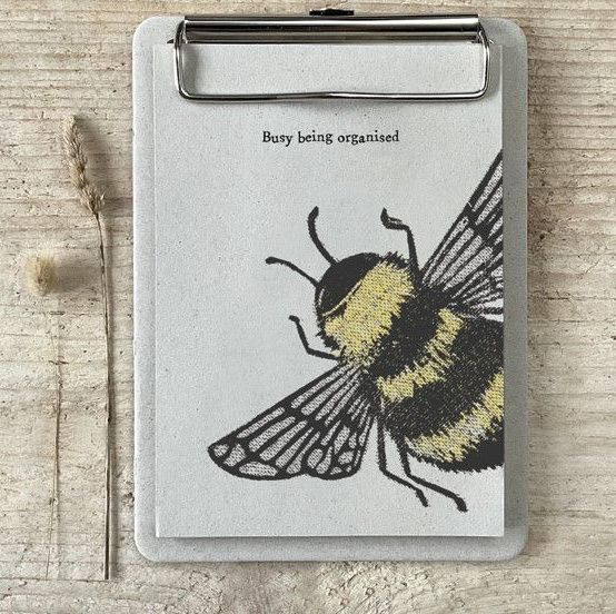 Hanging Bee Notepad