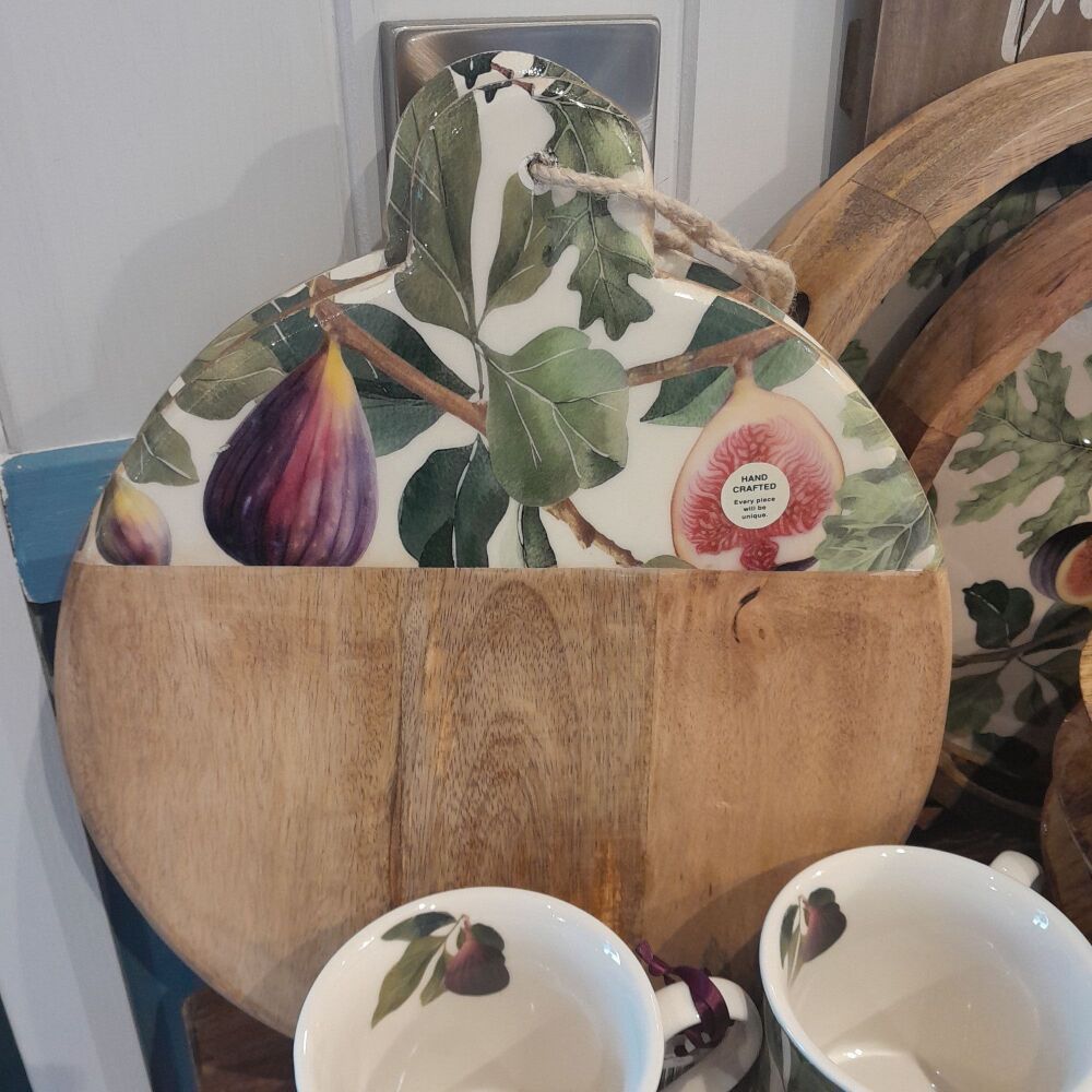 Fig Round Chopping Board