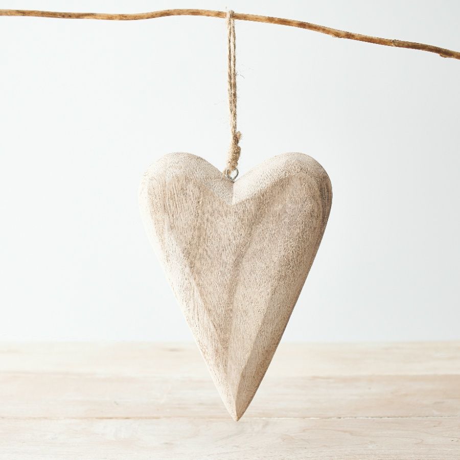 Large Hanging Rustic Heart