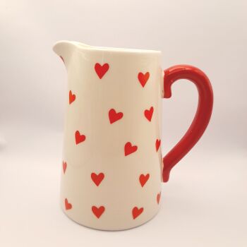 Red Heart Jug