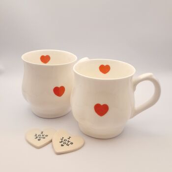 Red Heart Mug