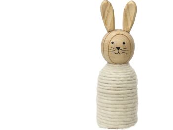 Wooden Rope Bunny