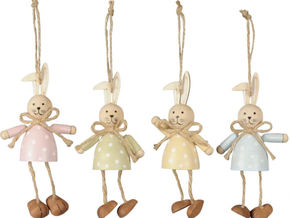 Polka Dot Bunny Hangers