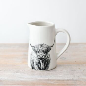 Highland Cow Jug