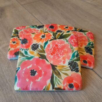 Summer Blooms Coasters