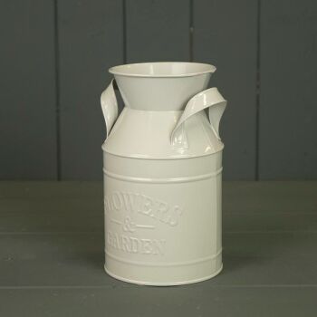 Grey Milk Churn