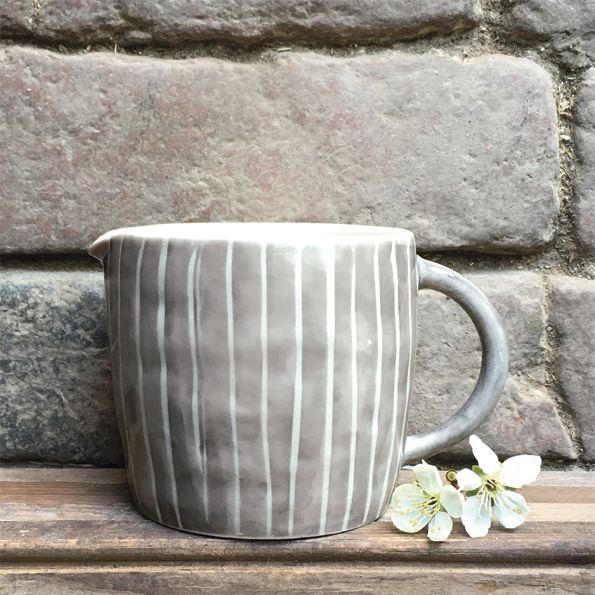 Painted Stripe Jug