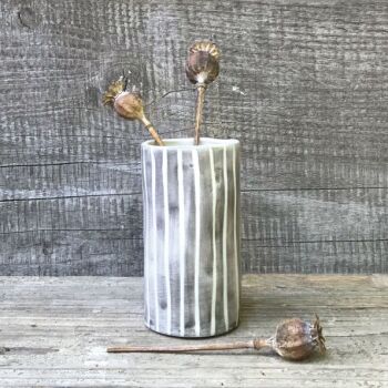Painted Stripe Vase