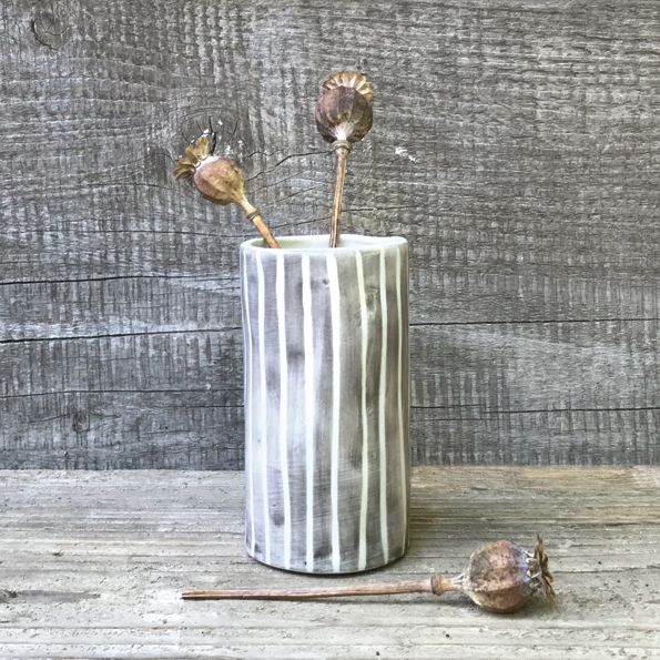 Painted Stripe Vase