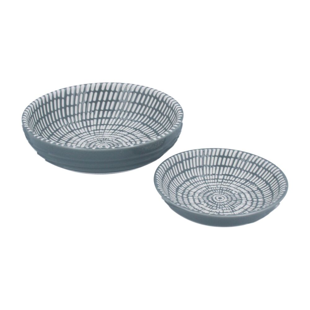 Grey Trinket Dishes
