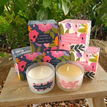 Thank you & Congratulations Candles