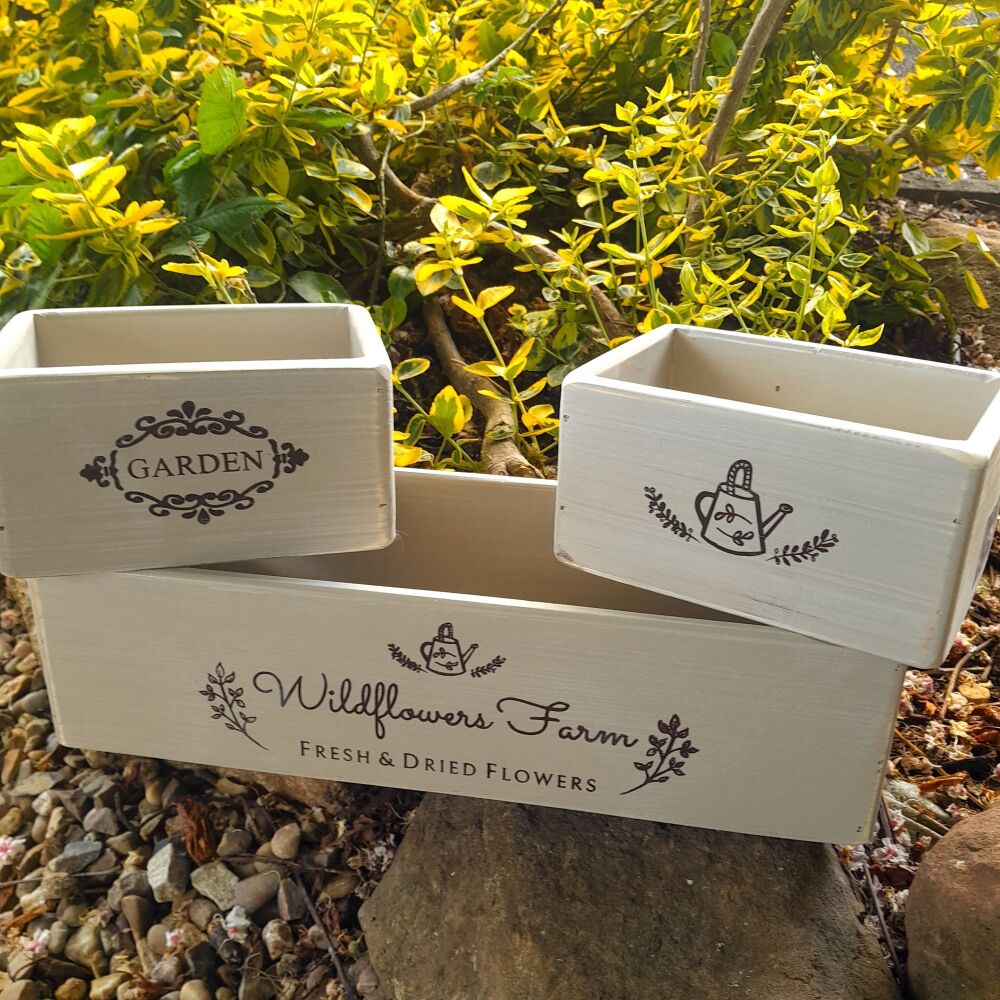 Grey Garden Trug Trio