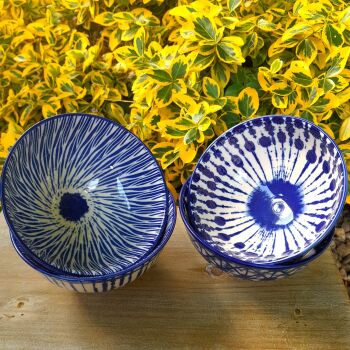 Blue & White Nibbles Bowls
