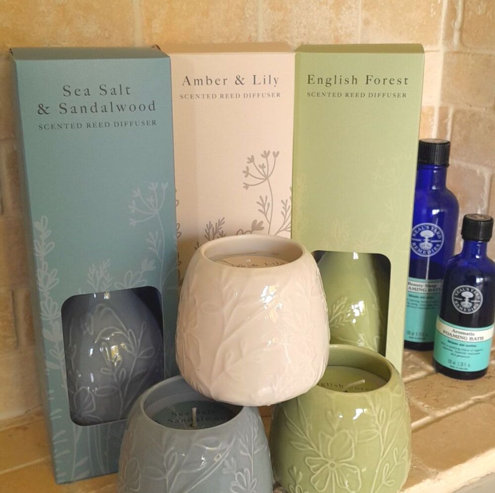 Embossed Candles & Diffusers