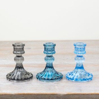 Glass Candle Holders