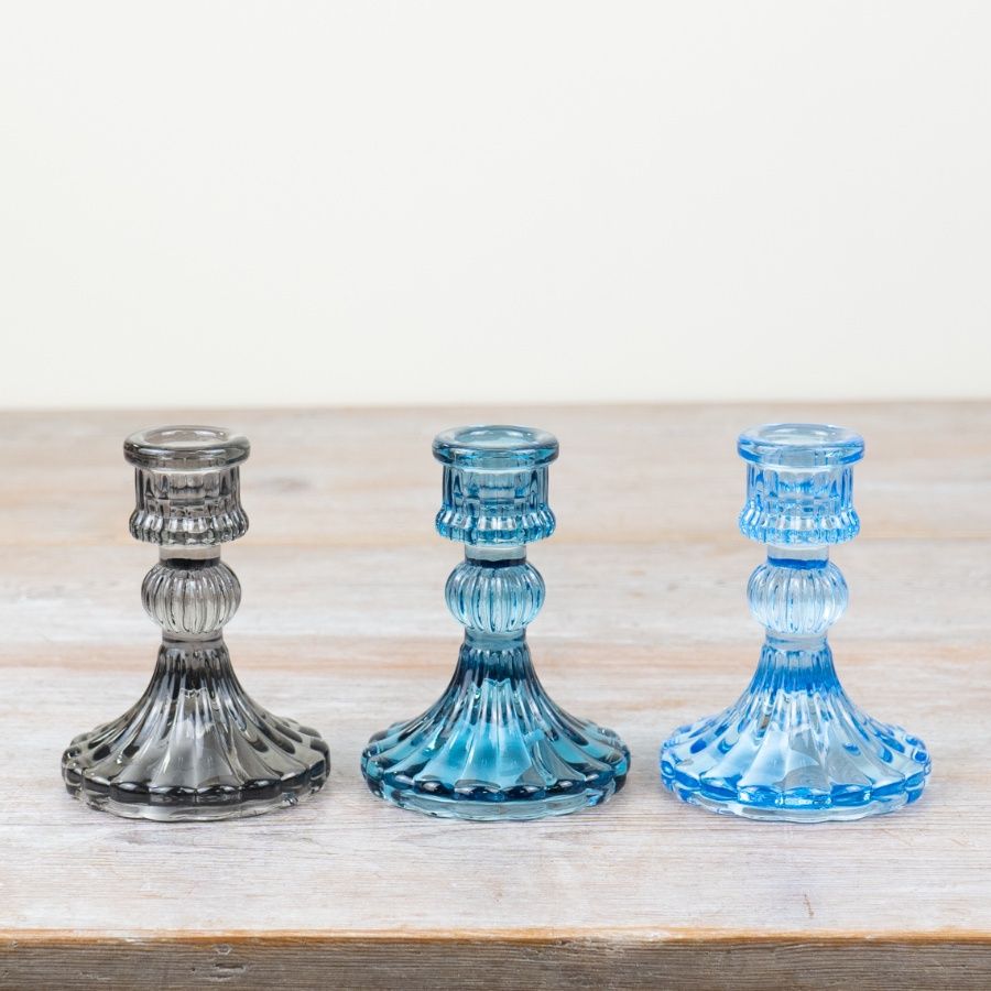 Glass Candle Holders