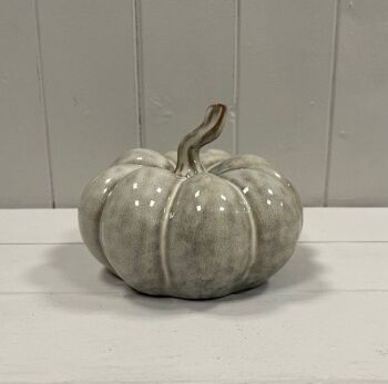 Large Ceramic Pumpkin