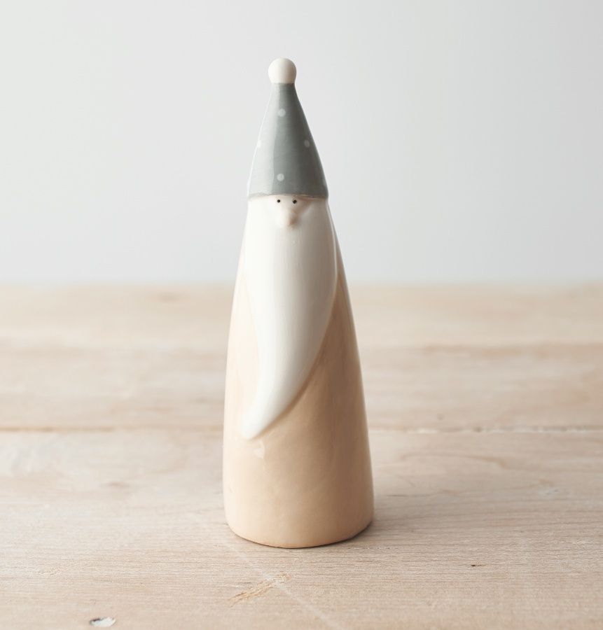 Tall Beige Ceramic Gonk
