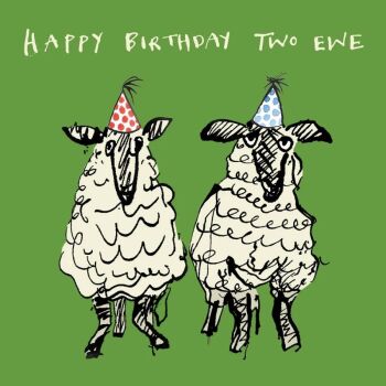 Happy Birthday Two Ewe