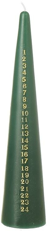 Green Advent Candle