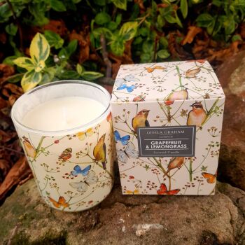 Grapefruit & Lemongrass Scented Candle