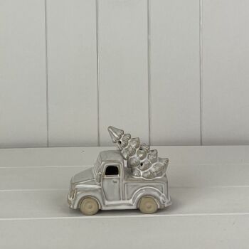 LED Ceramic Car Carrying Tree