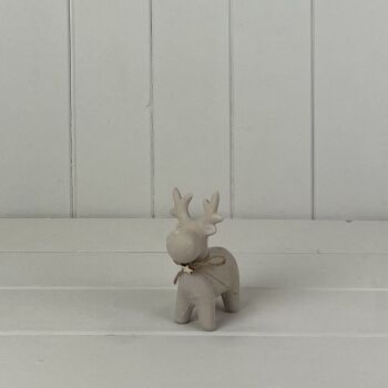 Sand Texture Effect Standing Reindeer