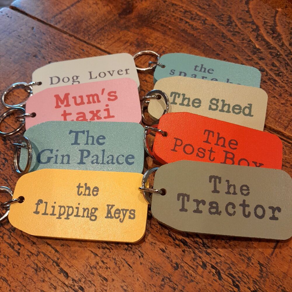 Wooden Keyrings