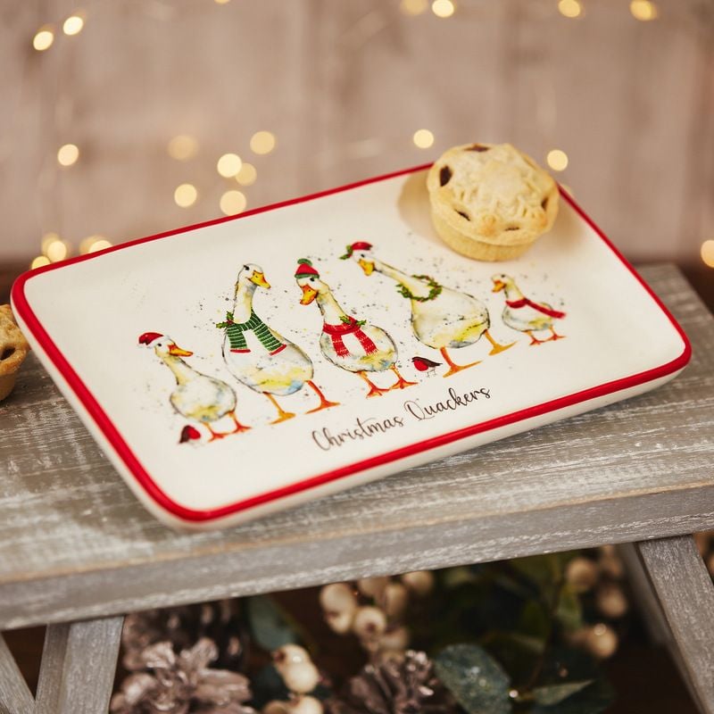 Christmas Quackers Plate