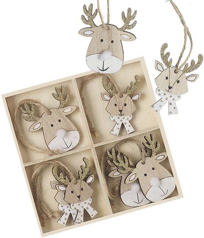 Reindeer Boxed Hangers
