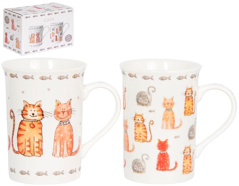 Cat Mug Duo