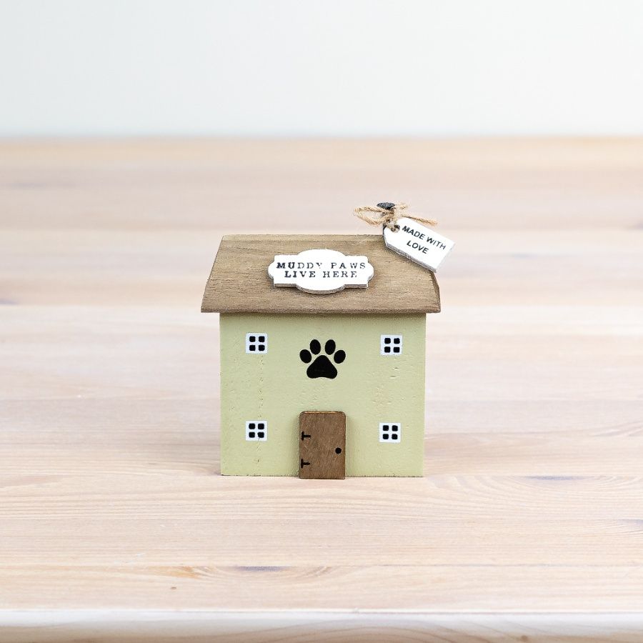 Muddy Paws Wooden House