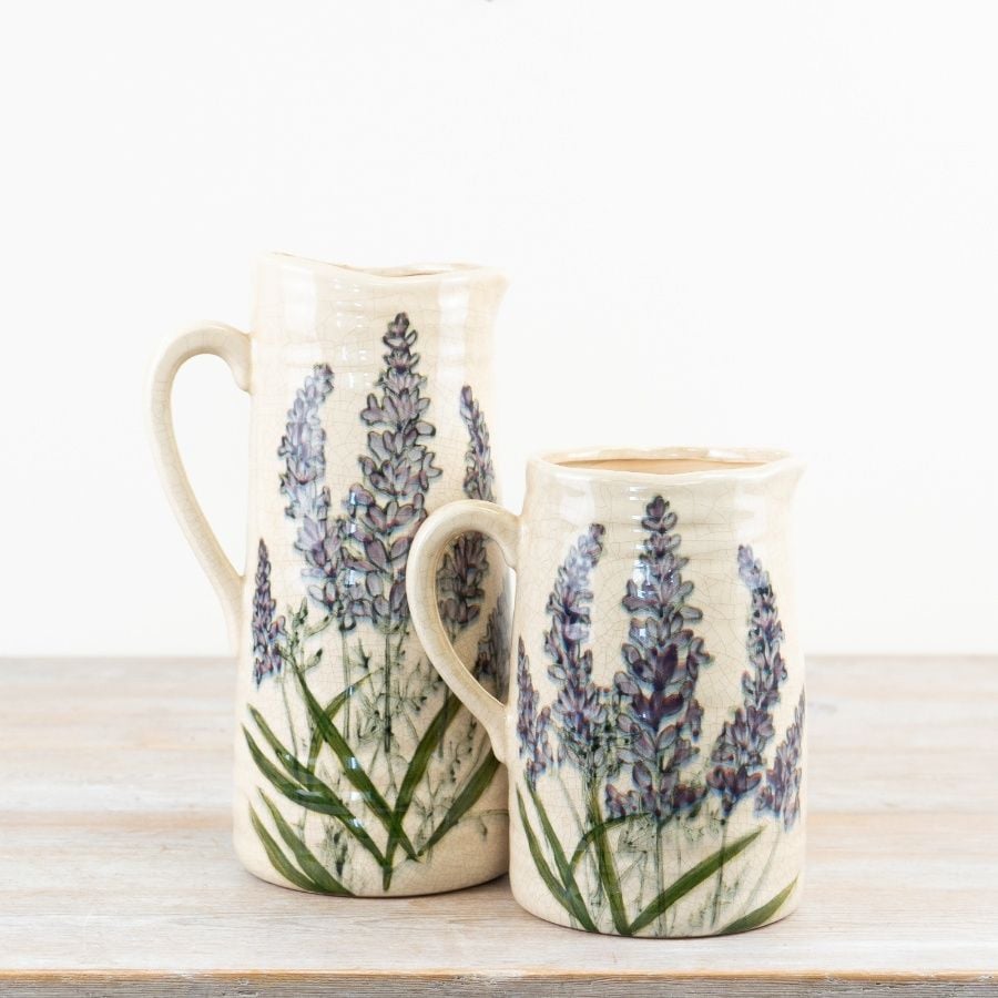 Lavender Design Jug
