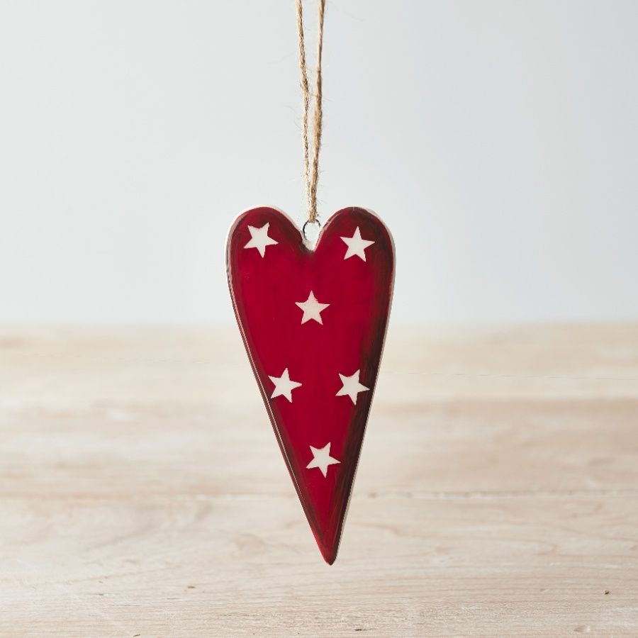 Red Ceramic Heart