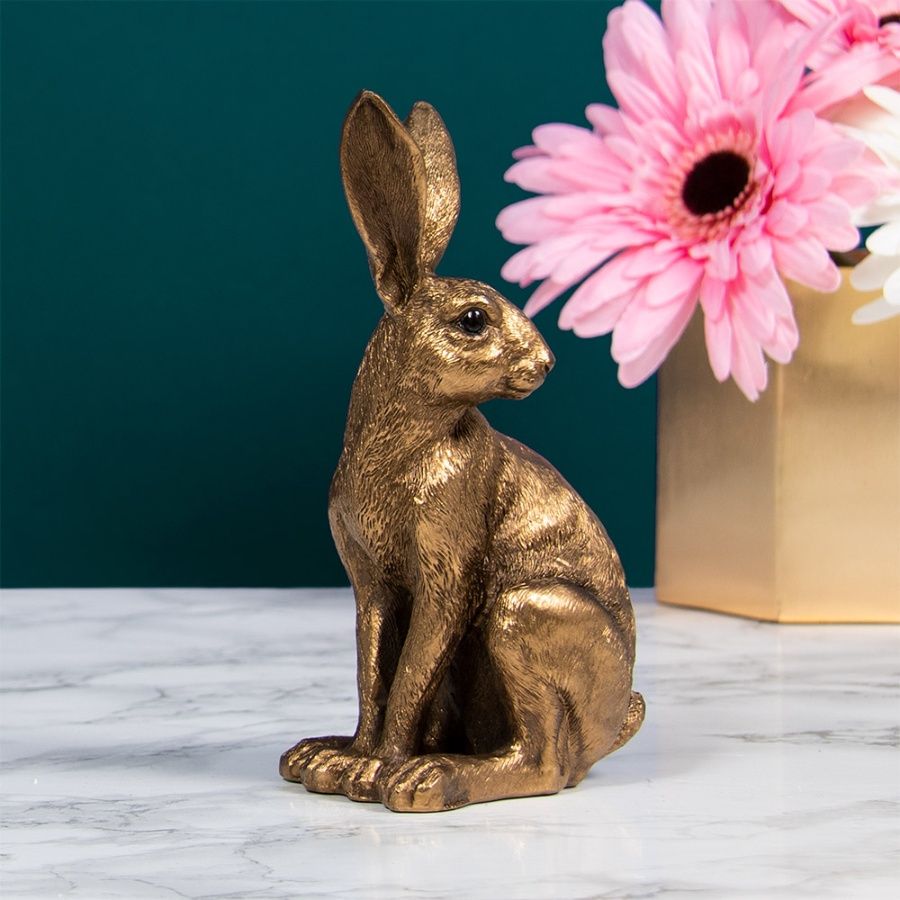 Bronze Sitting Hare