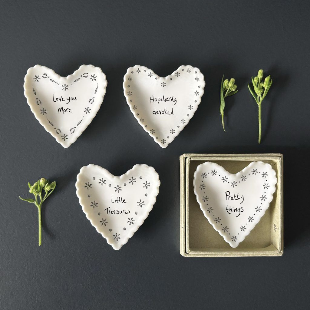 Small Scallop Heart Dishes