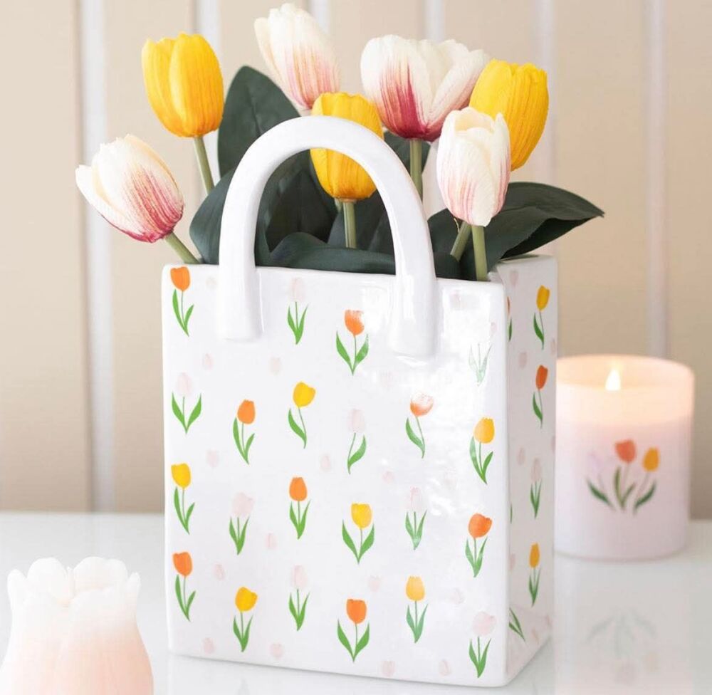 Tulip Handbag-Shaped Vase