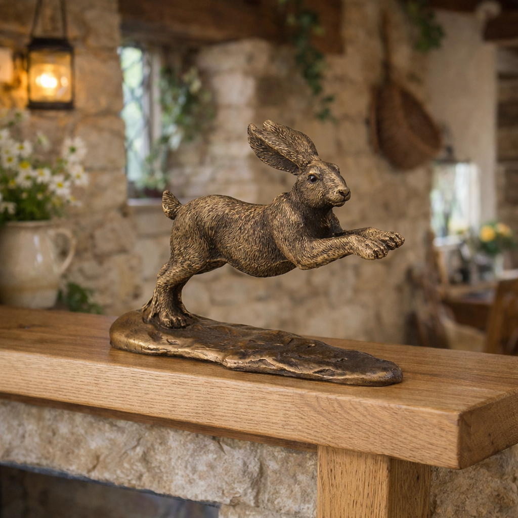 Bronzed Running Hare