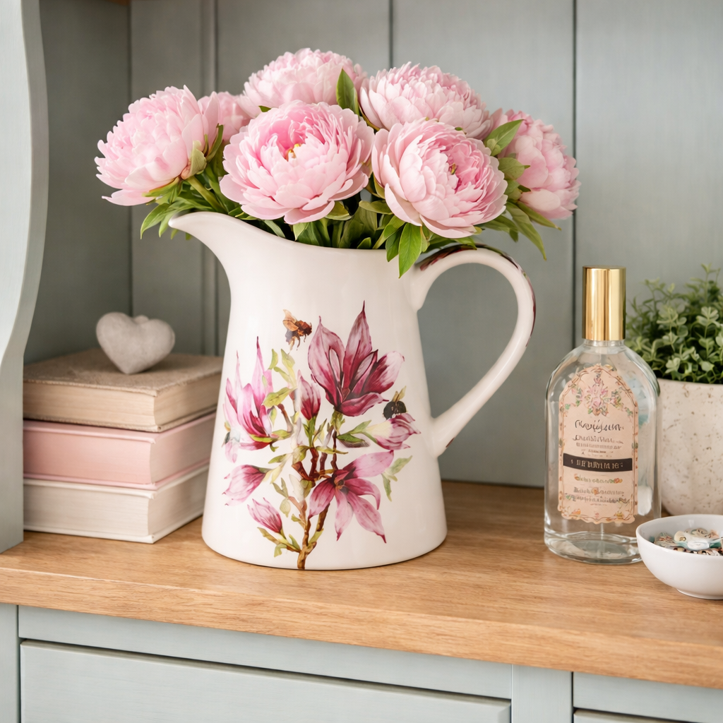 Magnolia & Bee Jug