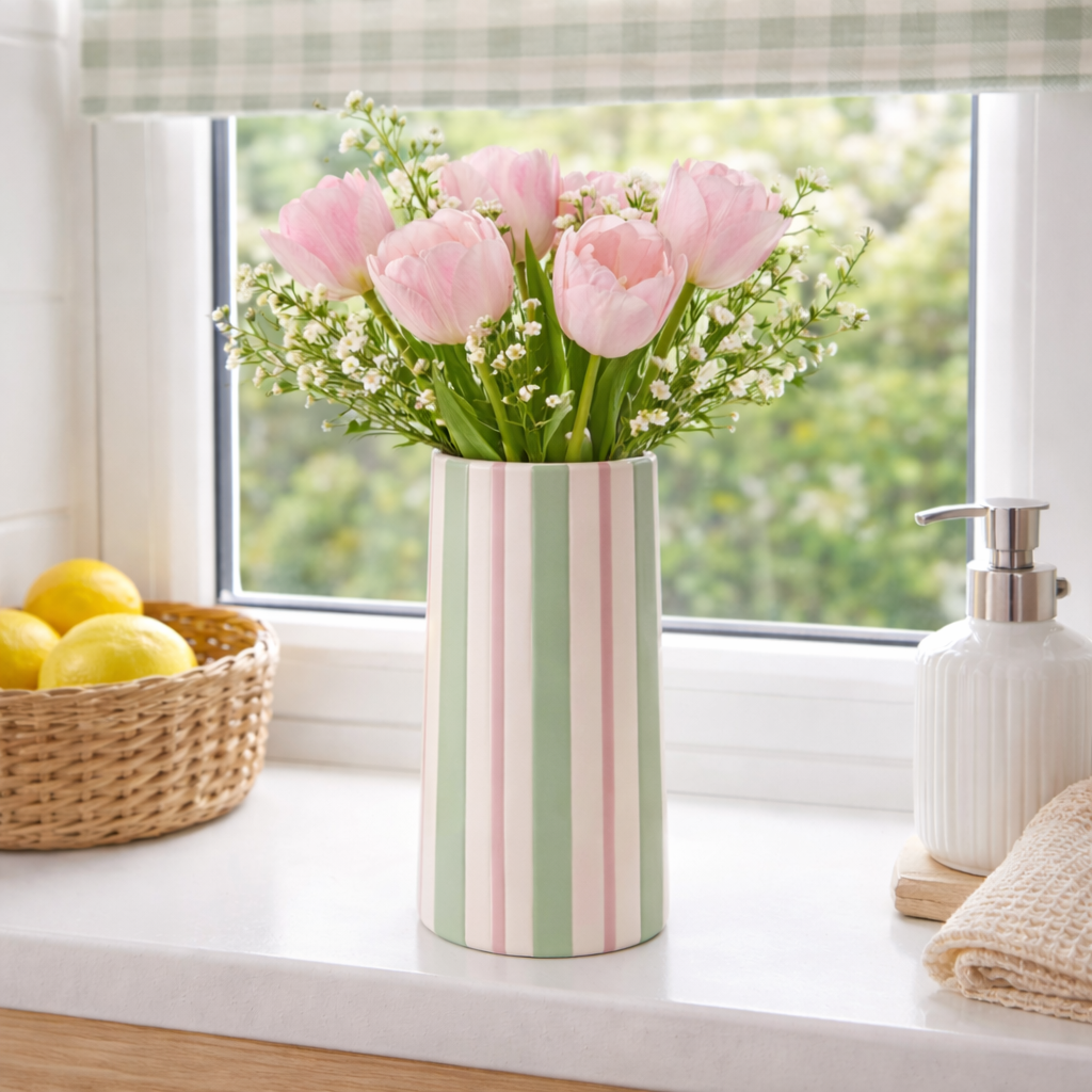 Candy Stripe Vase