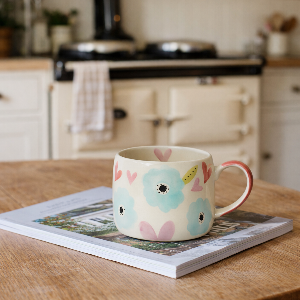 Hearts & Flowers Mug
