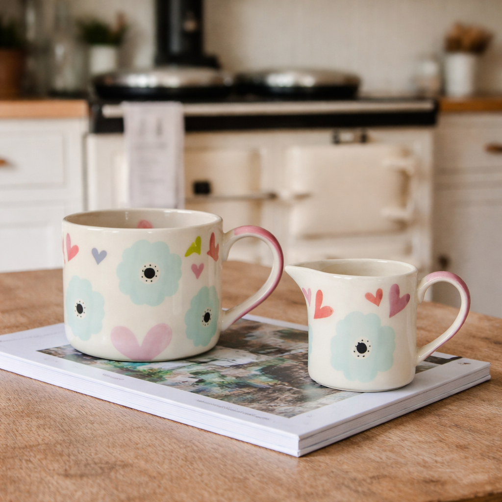 Hearts and Flowers Jug