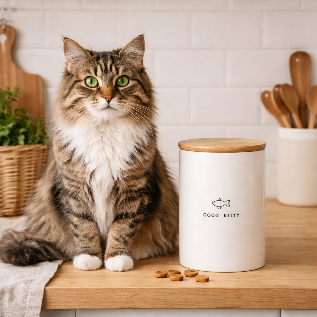 Good Kitty Treat Jar