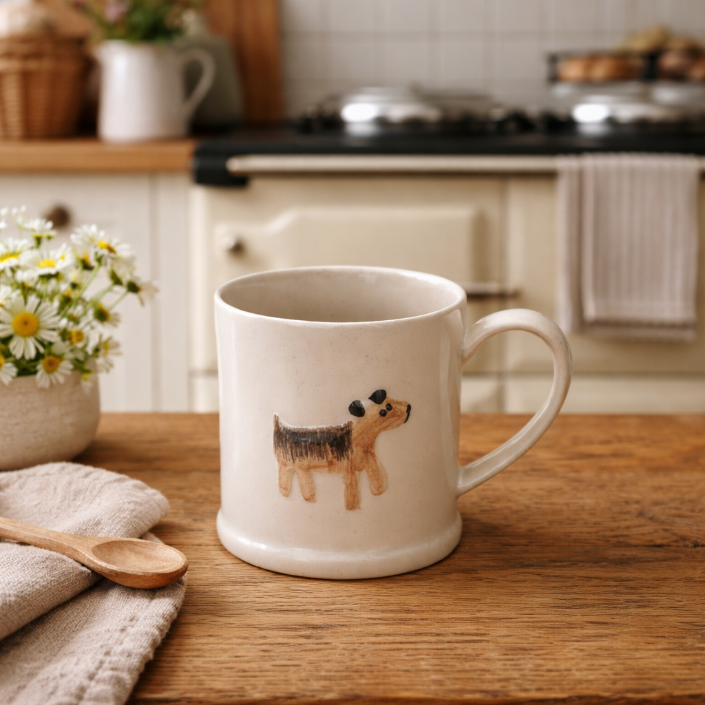 Dog Embossed Mug