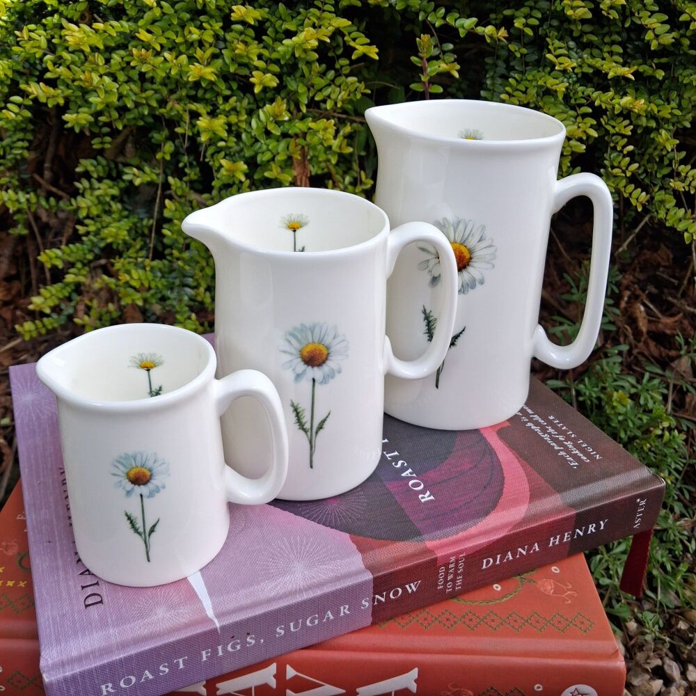 Bone China Daisy Jug
