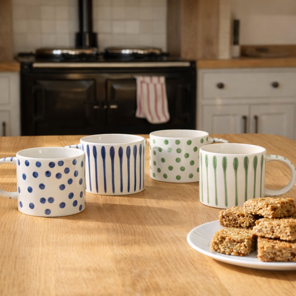 Spotty and Stripe Mugs