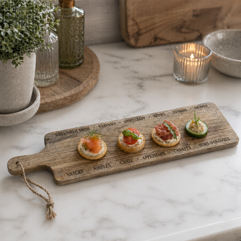 Etched Canapes Board